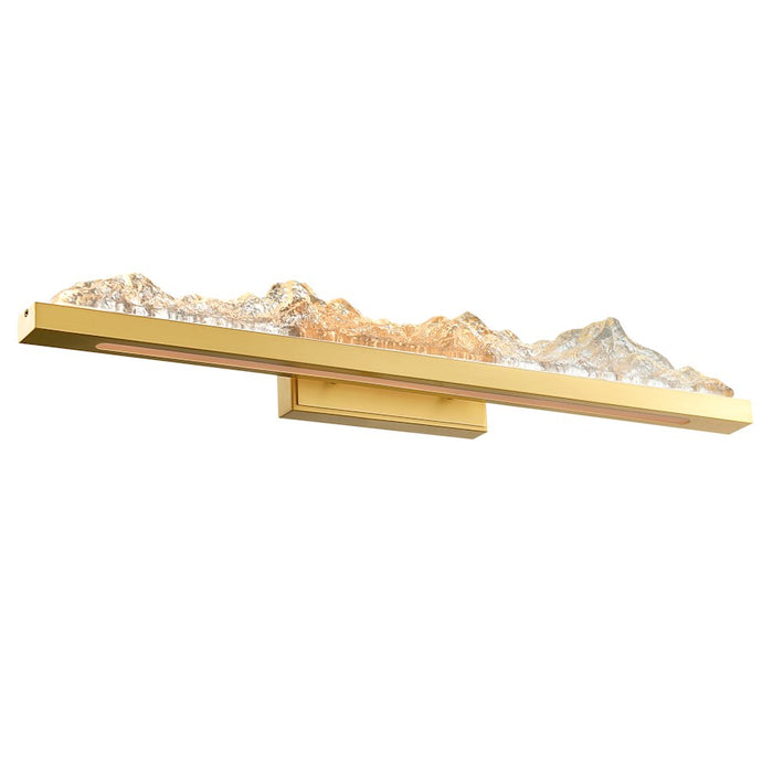 CWI Lighting Himalayas 36" Vanity Light, Brass