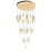 CWI Lighting Olinda Chandelier, Satin Gold/Clear - 1606P33-37-602