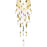 CWI Lighting Olinda Chandelier, Satin Gold/Clear