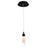 CWI Lighting Olinda Mini Pendant, Black/Clear - 1606P5-1-101