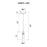 CWI Lighting Olinda Mini Pendant, Satin Gold/Clear