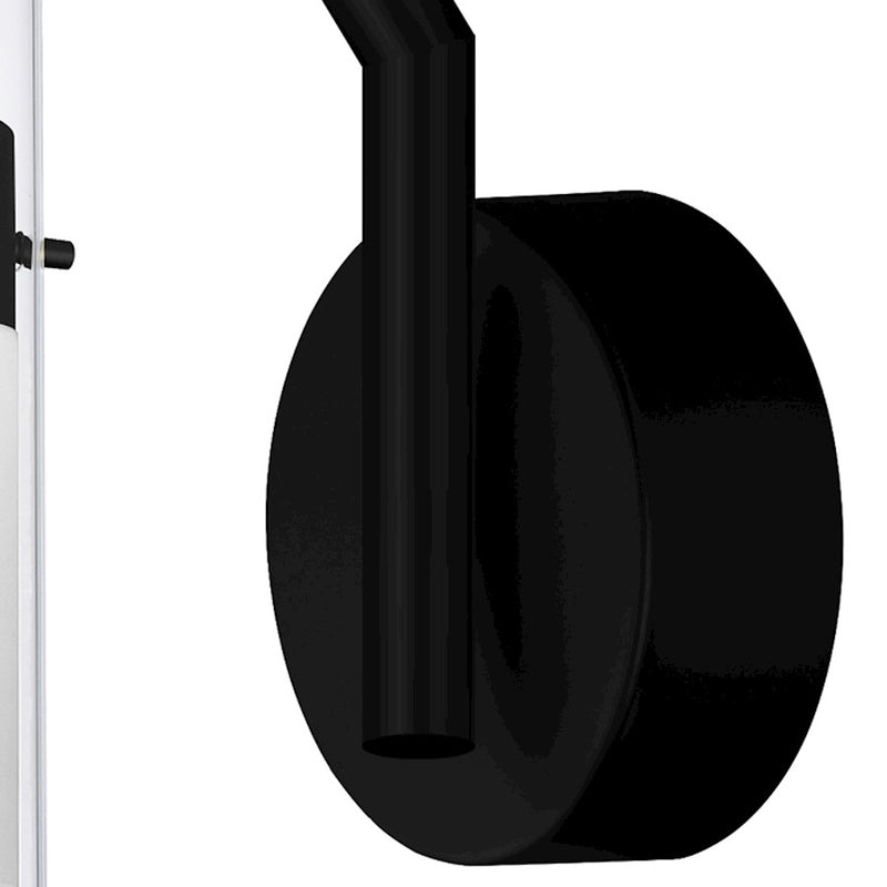 CWI Lighting Olinda Wall Light, Black/Clear