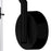 CWI Lighting Olinda Wall Light, Black/Clear