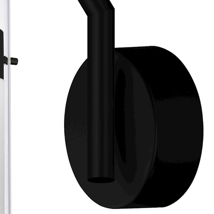 CWI Lighting Olinda Wall Light, Black/Clear