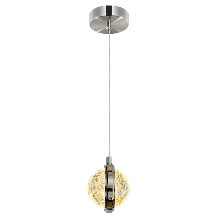 CWI Lighting Salvador Mini Pendant, Polished Nickel