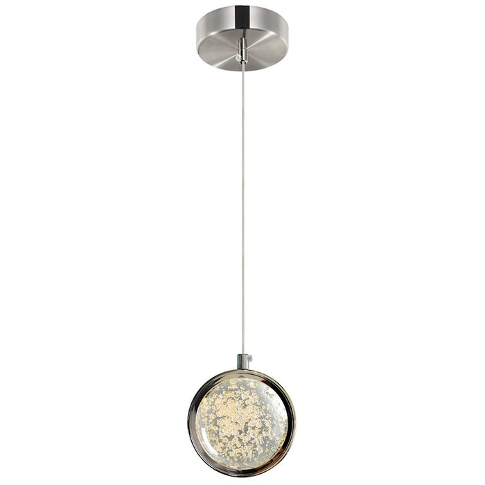 CWI Lighting Salvador Mini Pendant, Polished Nickel