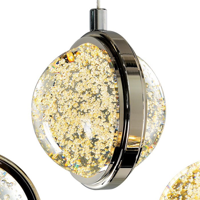 CWI Lighting Salvador Mini Pendant, Polished Nickel