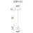 CWI Lighting Salvador Mini Pendant, Polished Nickel