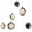 CWI Lighting Salvador 40" Chandelier, Polished Nickel