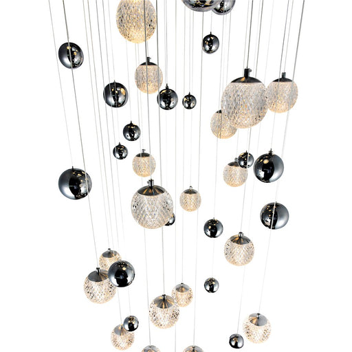 CWI Lighting Siena 24" Chandelier, Chrome