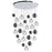 CWI Lighting Siena 24" Chandelier, Chrome