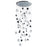 CWI Lighting Siena 32" Chandelier, Chrome