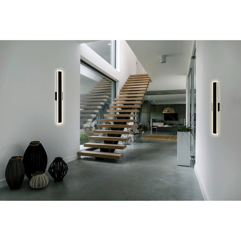 CWI Lighting Malibu Outdoor 40" Wall Light, Black