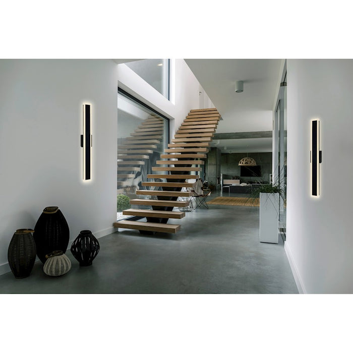 CWI Lighting Malibu Outdoor 40" Wall Light, Black