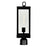CWI Lighting Windsor 1 Light Outdoor Lantern Head, Black/Clear