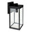 CWI Lighting Windsor 1 Light 6" Outdoor Wall Light, Black/Clear