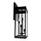 CWI Lighting Windsor 4 Light Outdoor Wall Light, Black/Clear