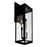 CWI Lighting Windsor 4 Light Outdoor Wall Light, Black/Clear