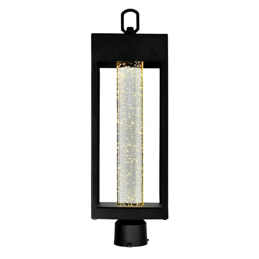CWI Lighting Rochester Outdoor Lantern Head, Black/Clear