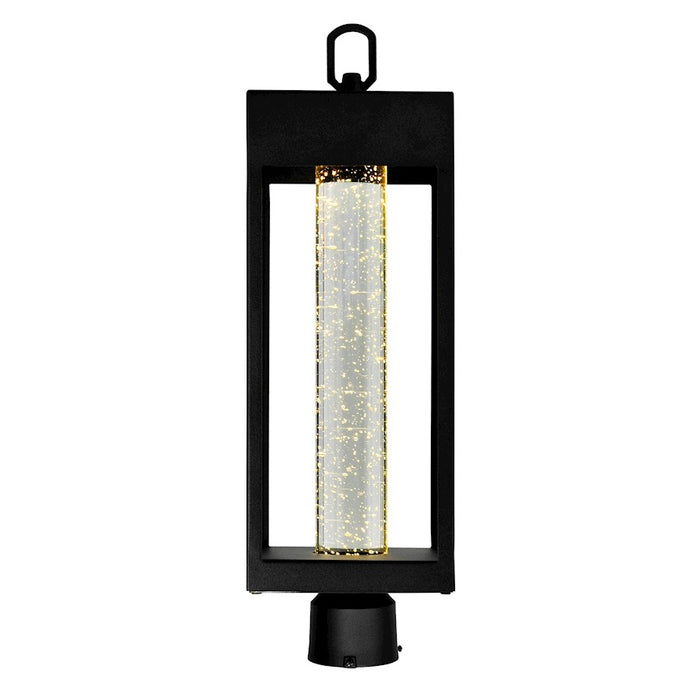 CWI Lighting Rochester Outdoor Lantern Head, Black/Clear