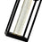 CWI Lighting Rochester Outdoor Lantern Head, Black/Clear