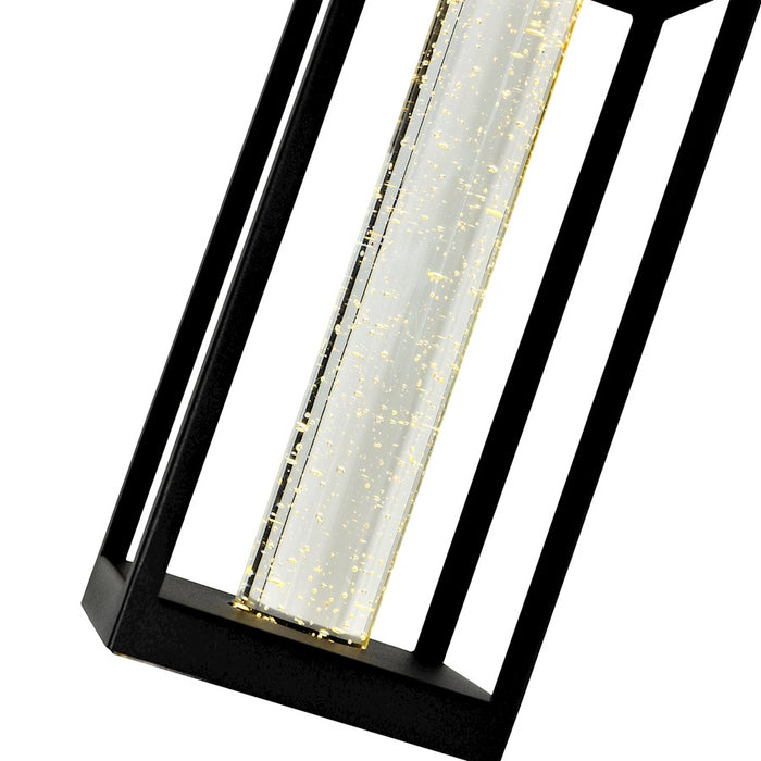 CWI Lighting Rochester Outdoor Lantern Head, Black/Clear