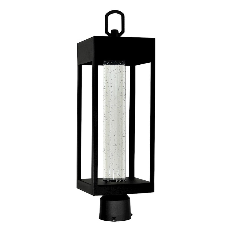 CWI Lighting Rochester Outdoor Lantern Head, Black/Clear