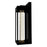 CWI Lighting Rochester Outdoor Wall Light, Black/Clear 101 C - 1696W5-1-101-C