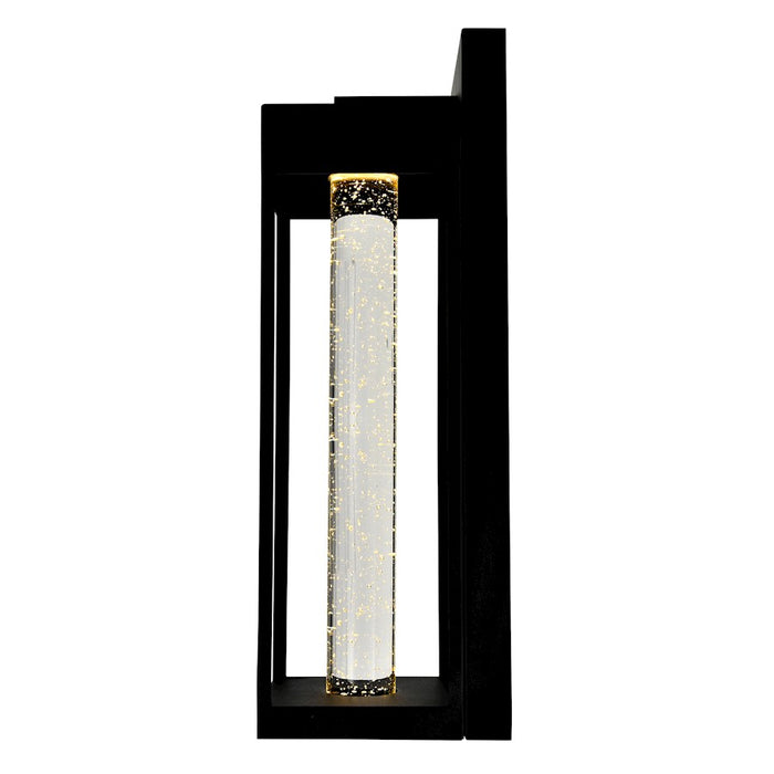 CWI Lighting Rochester Outdoor Wall Light, Black/Clear 101 C
