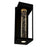 CWI Lighting Rochester Outdoor Wall Light, Black/Clear 101 C