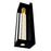 CWI Lighting Rochester Outdoor Wall Light, Black/Clear