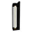 CWI Lighting Rochester Outdoor Wall Light, Black/Clear