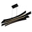 CWI Lighting Candora 50" Chandelier, Black