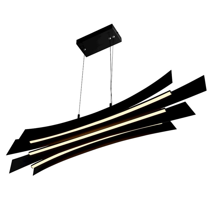 CWI Lighting Candora 50" Chandelier, Black