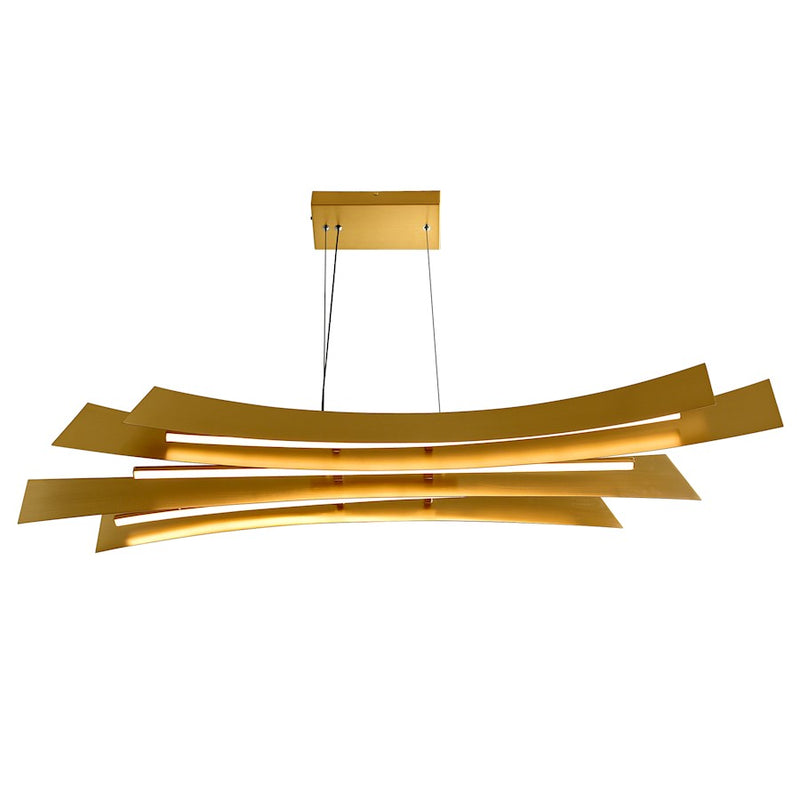 CWI Lighting Candora 50" Chandelier, Brass