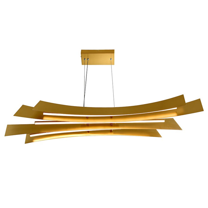 CWI Lighting Candora 50" Chandelier, Brass