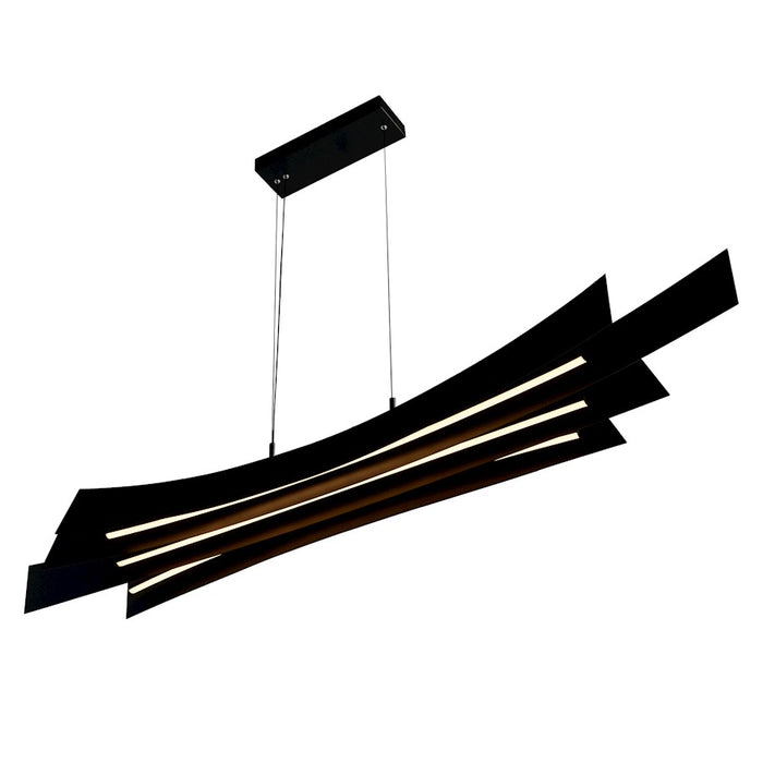 CWI Lighting Candora 72" Chandelier, Black