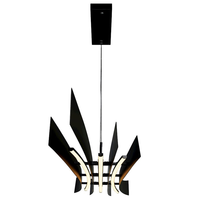CWI Lighting Candora 72" Chandelier, Black