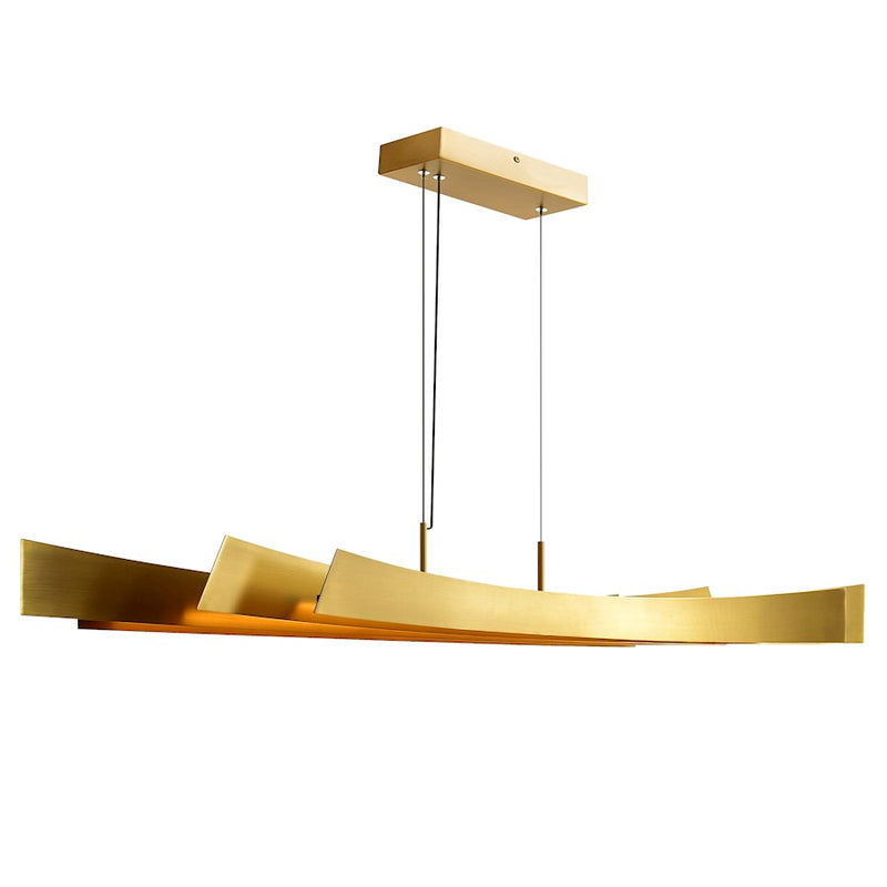 CWI Lighting Candora 72" Chandelier, Brass