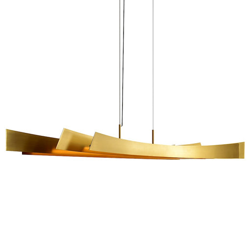 CWI Lighting Candora 72" Chandelier, Brass