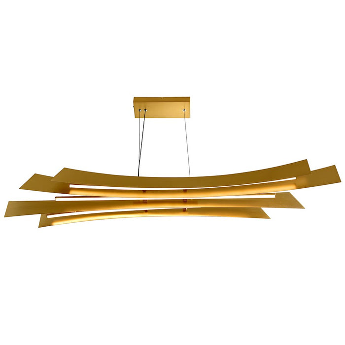 CWI Lighting Candora 72" Chandelier, Brass