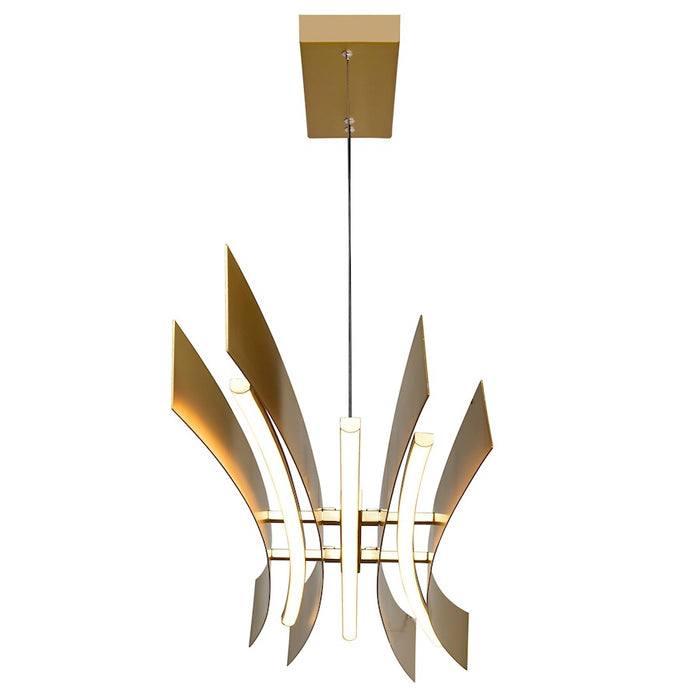 CWI Lighting Candora 72" Chandelier, Brass