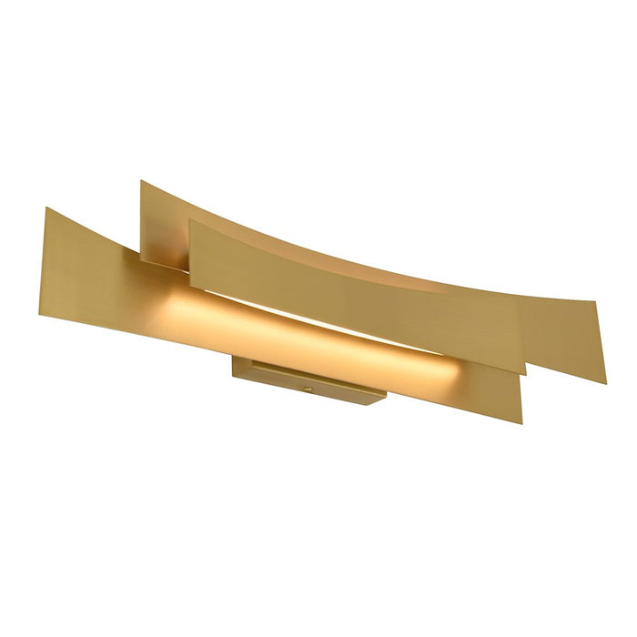 CWI Lighting Candora Integrated LED 24" Vanity Light, Brass