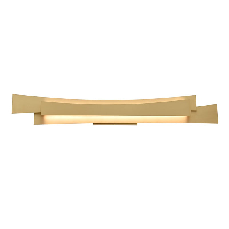 CWI Lighting Candora Integrated LED 36" Vanity Light, Brass