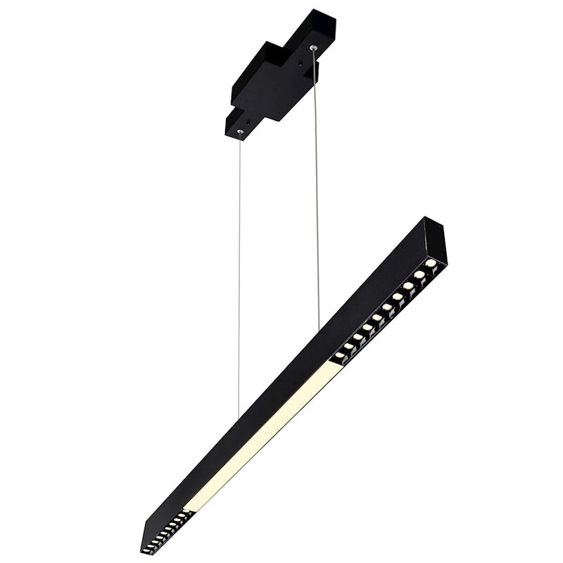 CWI Lighting Pienza 45" Chandelier, Black