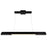 CWI Lighting Pienza 45" Chandelier, Black