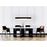CWI Lighting Pienza 45" Chandelier, Black