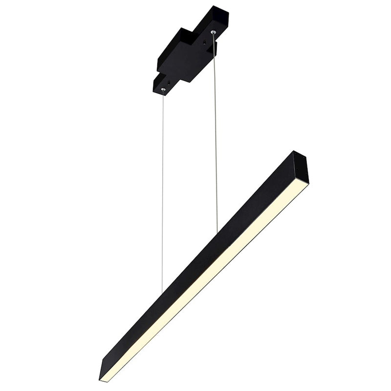 CWI Lighting Pienza 47" Chandelier, Black