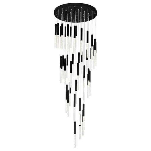 CWI Lighting Dragonswatch 32" Chandelier, Black
