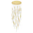 CWI Lighting Dragonswatch 32" Chandelier, Satin Gold - 1703P32-45-602